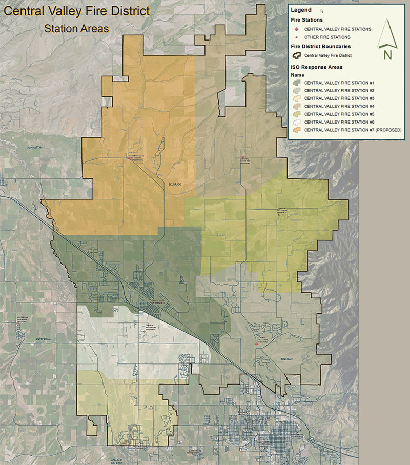 CVFD Station Area Map July 2013