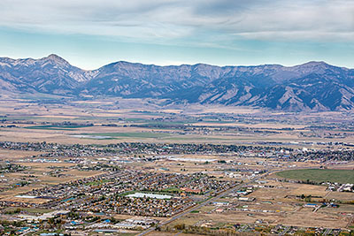 District aerial view